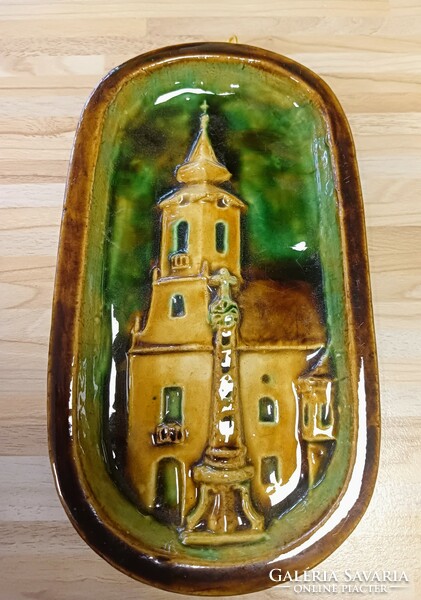 Decorative ceramic wall picture - Szentendre