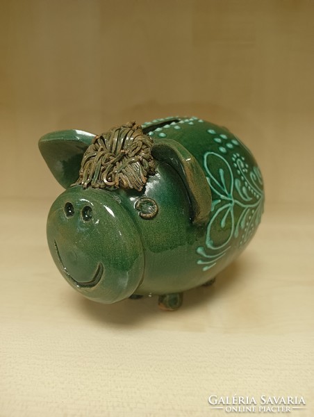 Green ceramic pig bushing