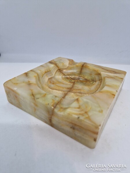 Onyx marble mineral ashtray