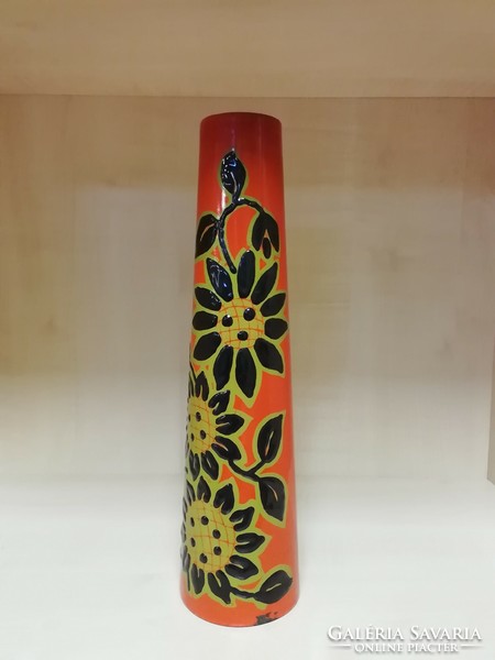 Bonyhádi tűzzománc váza