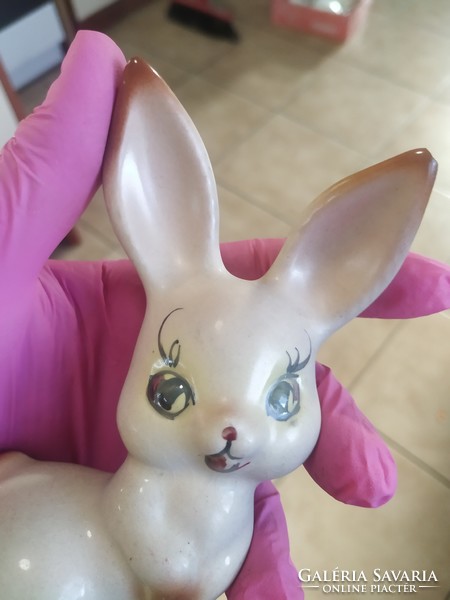 Ceramic ornament, bunny with big ears for sale!