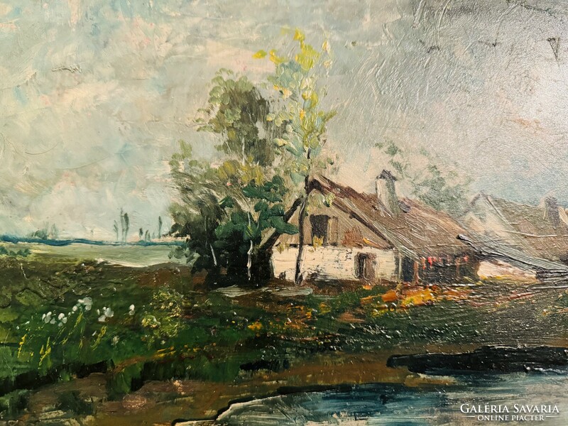 KASZNÁR RING JENŐ (1875-1945): Vihar a tanyán