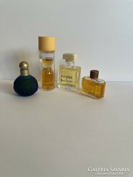 Vintage luxury perfume collection 4 pieces, rare! Gianfranco Ferre, Laura Biagiotti, Karl Lagerfeld...