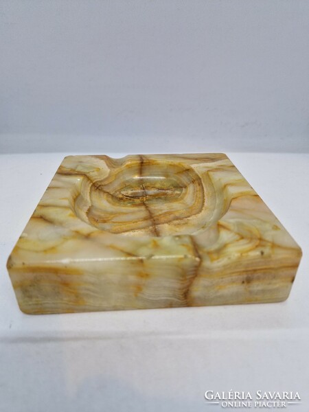 Onyx marble mineral ashtray