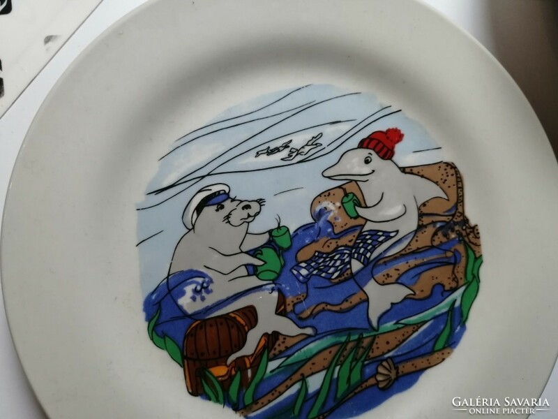 Retro kgg fairy tale patterned plates + mug