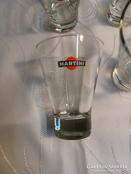 Martini feliratos üveg pohár