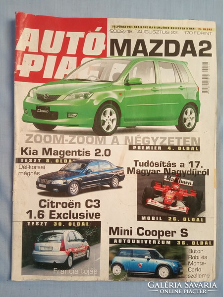 Autó Piac újság  !  2002 / 18. !!