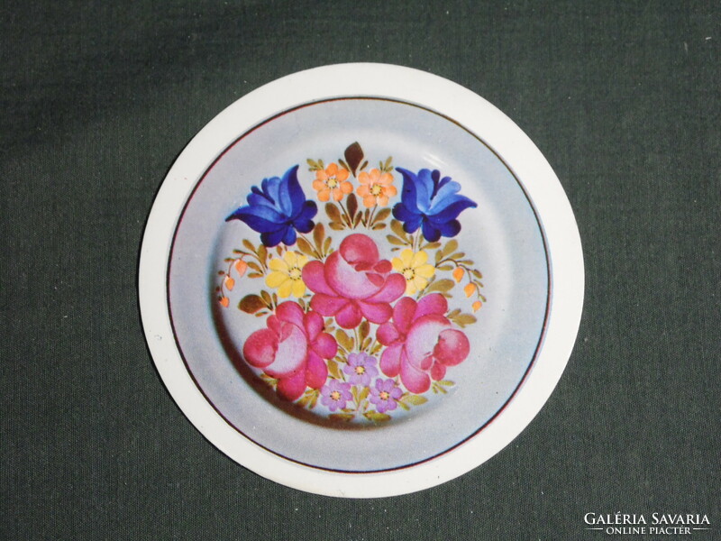Kártyanaptár, Amfora üvért vállalat, Alföldi porcelán tányér ,1983,   (4)