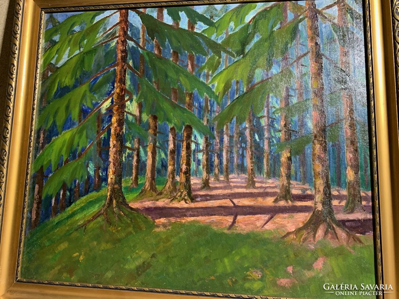 Hénel Gusztáv olaj, vászon festménye, 60 x 70 cm-es. 0222