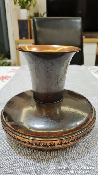Bronzozott váza
