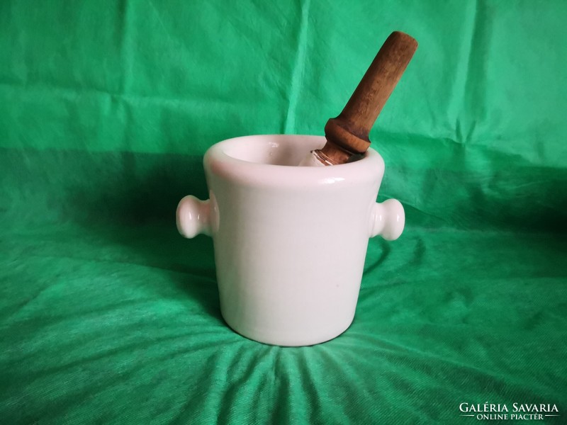 Old drasche mortar with original old pestle