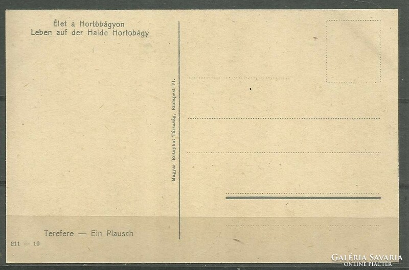 1918.- Hortobágy -nem futott - képeslap - Terefere