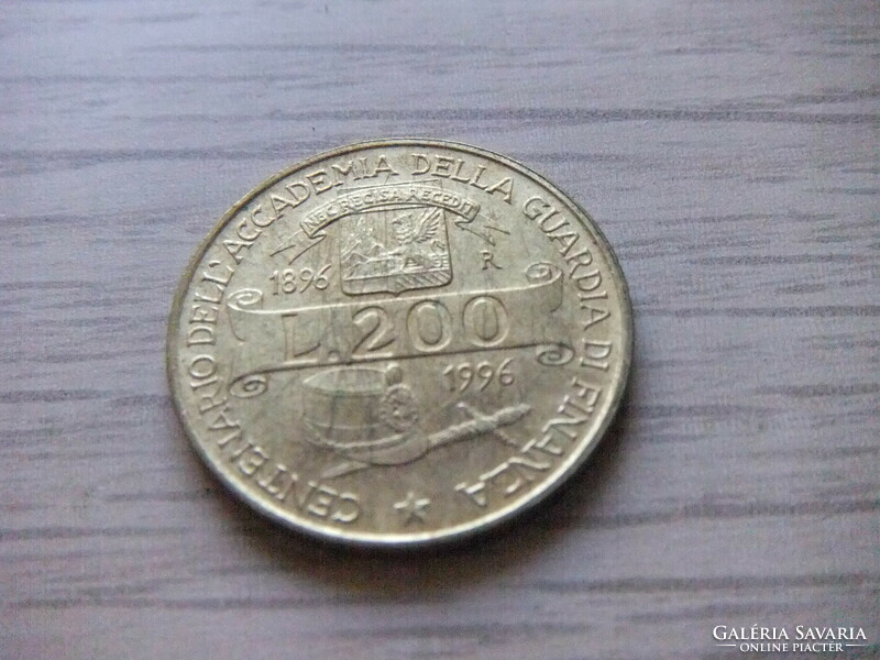 200 Líra   1996  Olaszország