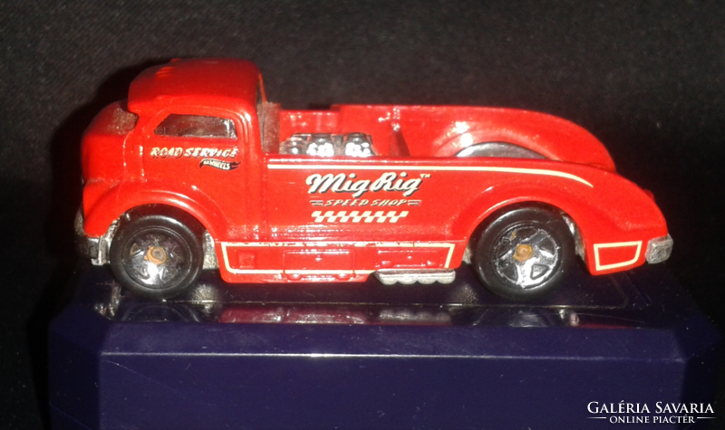 Hot wheels 2013 mig rig speed shop red road service truck