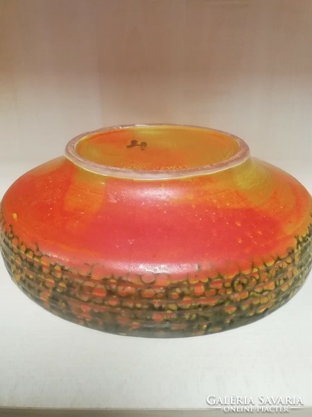 Retro ceramic bowl by Imre Karda