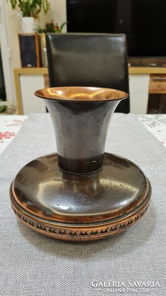 Bronzed vase