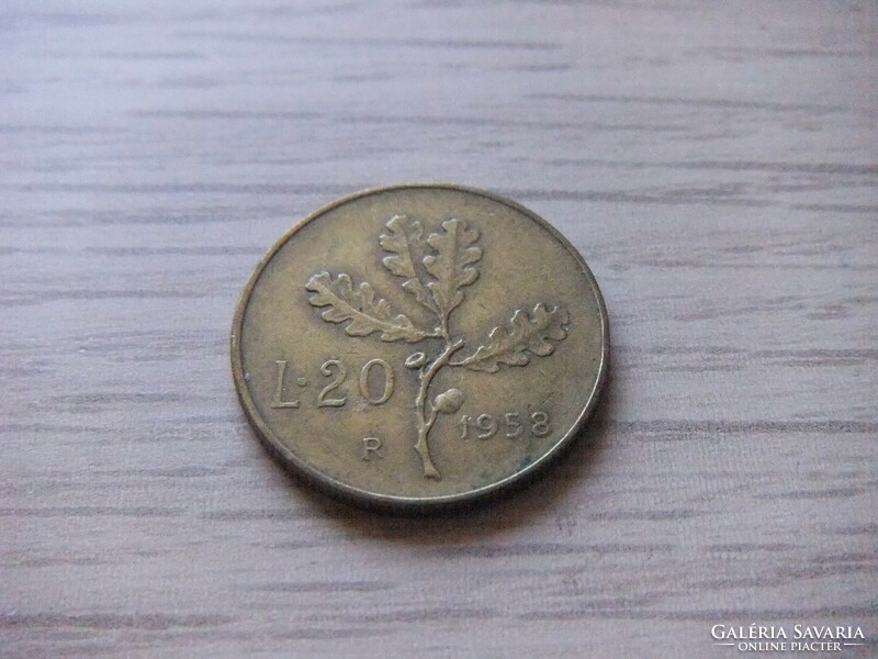 20 Líra   1958  Olaszország