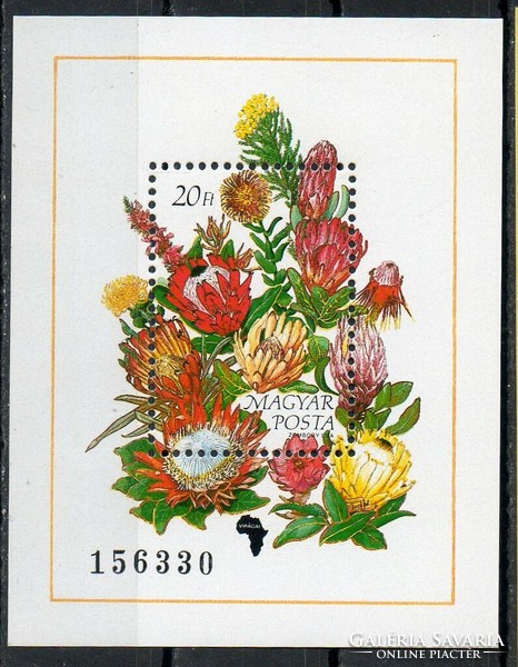 A - 045   Magyar blokkok, kisívek:  1990  Afrika virágai