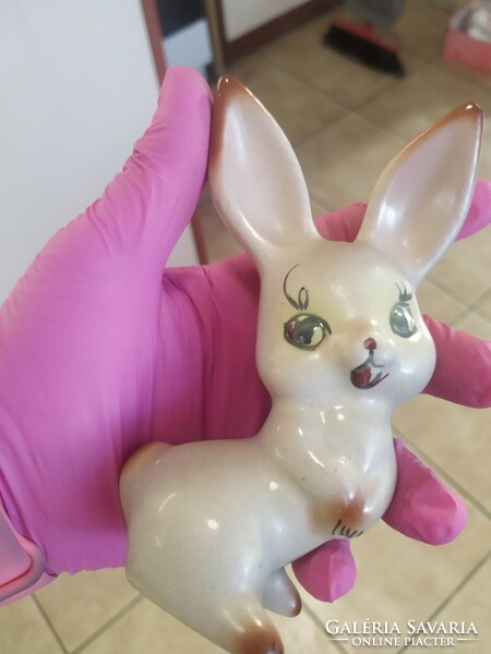 Ceramic ornament, bunny with big ears for sale!