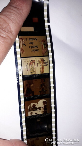 Old colorful fairy tale slide film the poor and the rich boy according to the pictures
