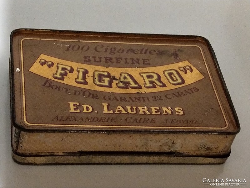 Ed. Laurens Egyptian cigarette metal box