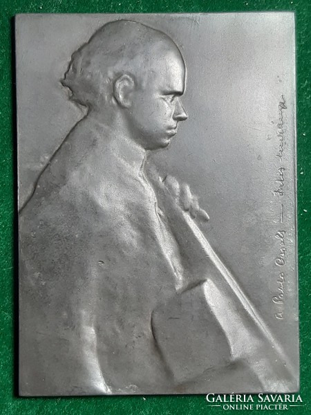 Gyula Murányi: pablo casals, plaque