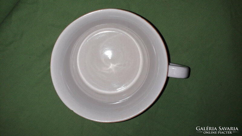 Antique Zsolnay porcelain large hand-painted 0.5 l mug with handle 10 x 12 cm as shown in pictures