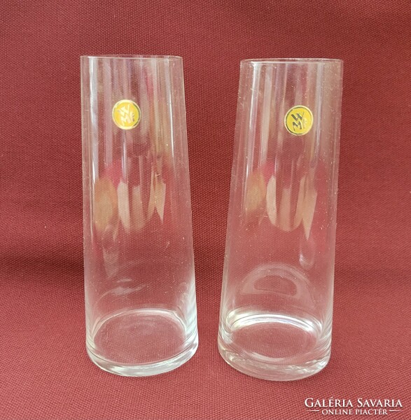 2 Wmf German glass vases in their original box chérie table decorations
