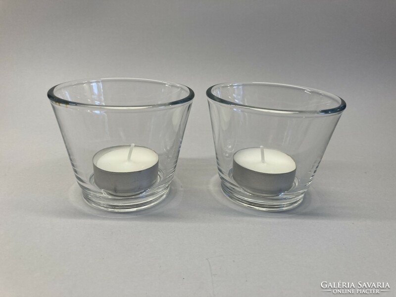 Pair of Ikea tea light candle holders