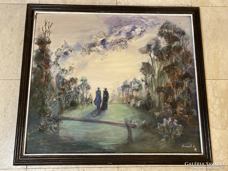 A large oil painting for sale