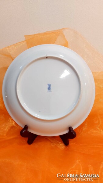 Kalocsa porcelain, hand-painted decorative plate