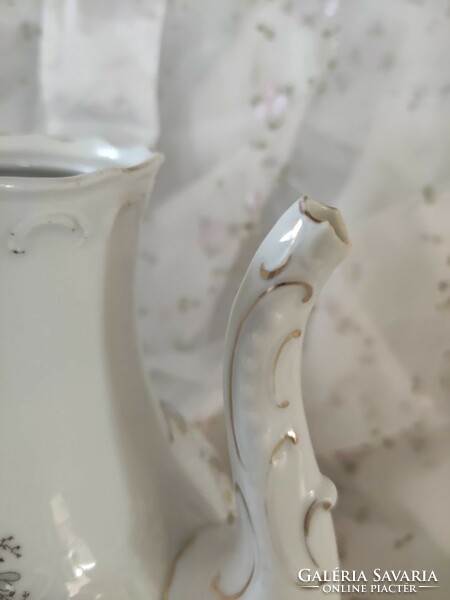 Gyönyörű Geschützt porcelán teáskanna.