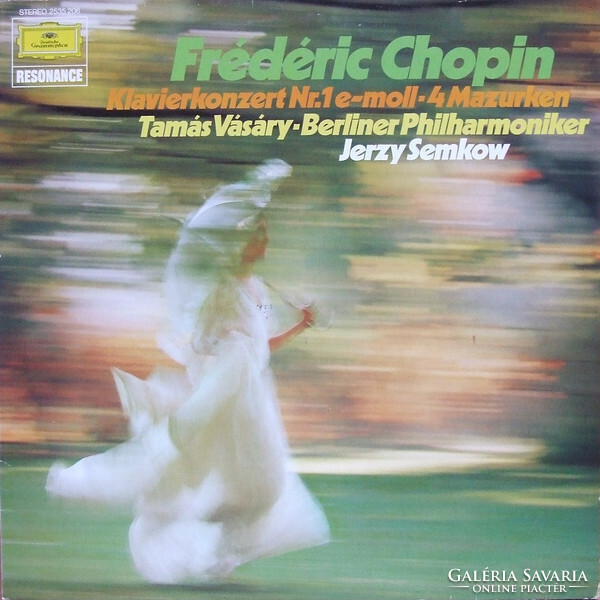 Chopin, Vásáry • Berliner Philharmoniker, Semkow - clavier concert no. 1 in E minor • 4 mazurkens (lp, d)