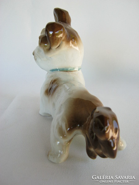 Kutyus porcelán kutya 16 cm
