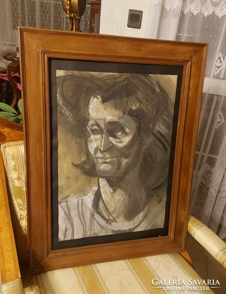 Lajos Gulácsy's self-portrait painting!