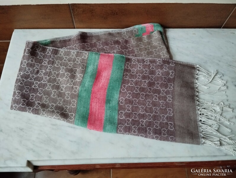 Gucci style scarf, stole, unisex