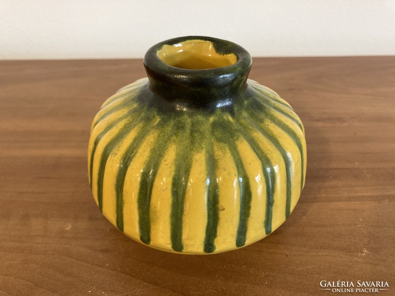 Rare Pesthidegkút ceramic onion vase