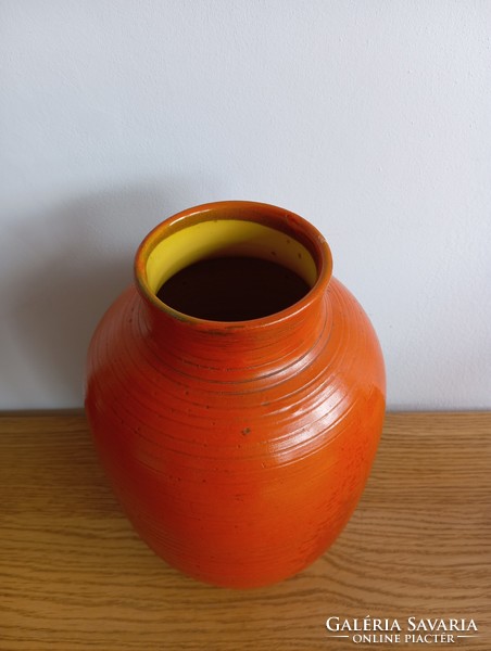 Retro Hungarian rare ceramic vase.