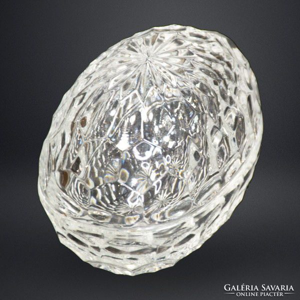 Crystal glass jewelry egg