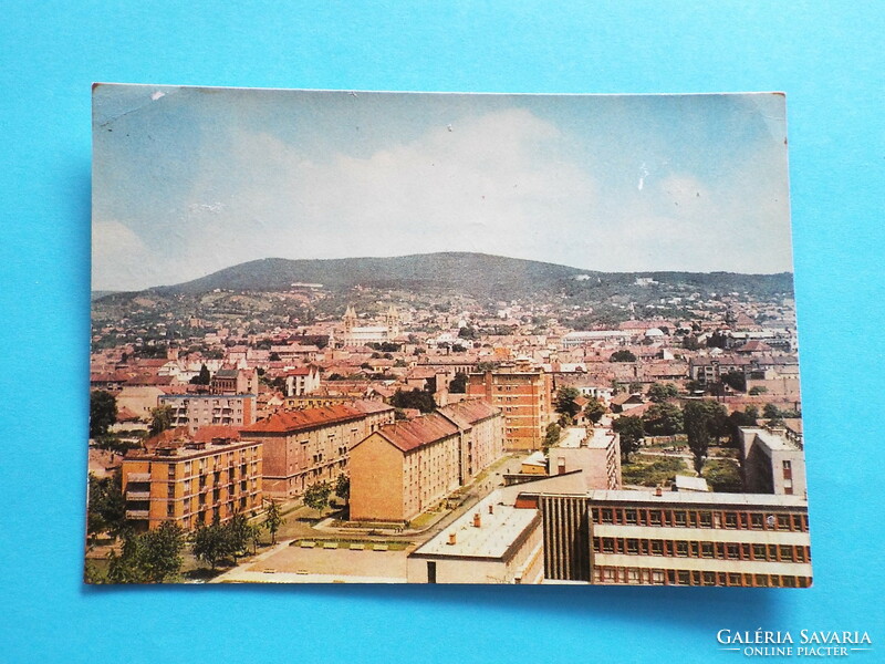 Képeslap (1) - Pécs - Látkép 1960-as évek - (Foto: Bakonyi Béla)