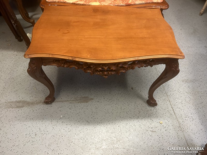 Richly carved smoking table