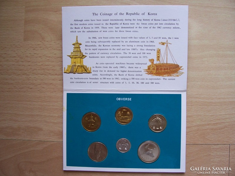 Korea coin set 1996 bu ​ very rare collection issued in small numbers!!!