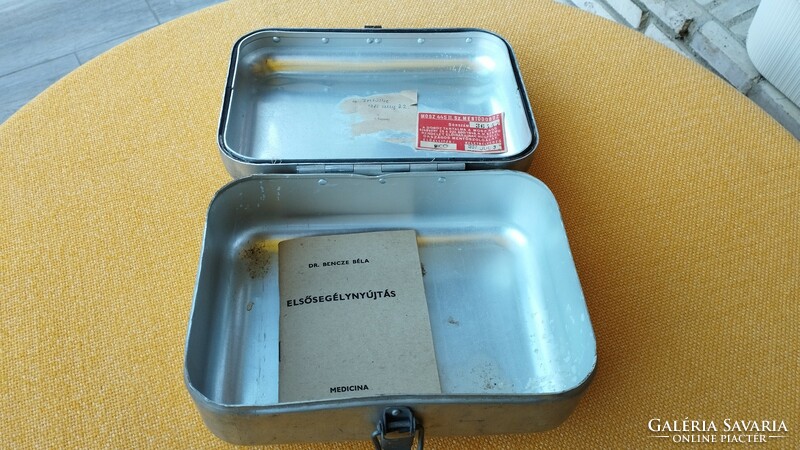 Old metal first aid kit