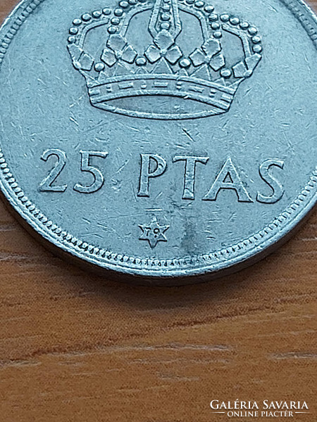 Spain 25 pesetas 1975 (79), copper-nickel, i. King John Charles 251