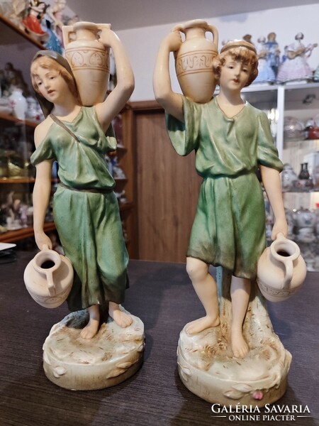 Royal Dux antik páros figurák