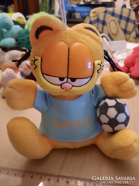 Plush toy, garfielf cat, hanging, 16 cm, negotiable