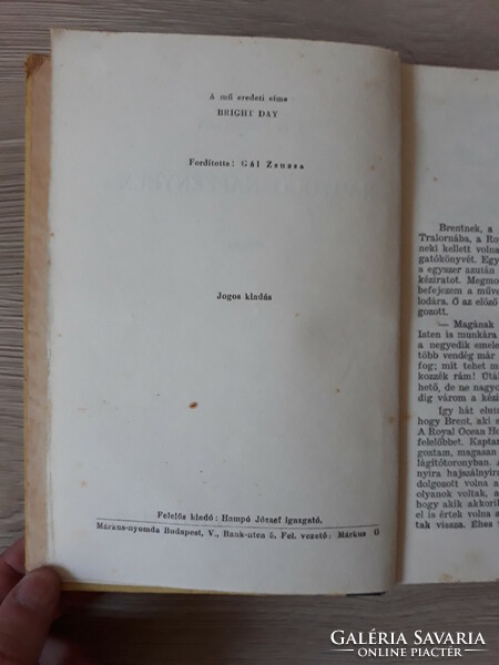 J. B. Priestley - Ragyogó napfényben (antik könyv)