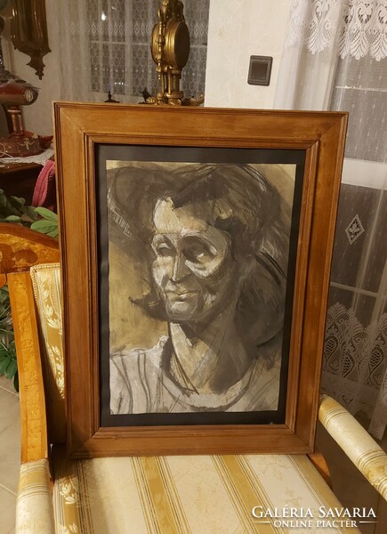 Lajos Gulácsy's self-portrait painting!