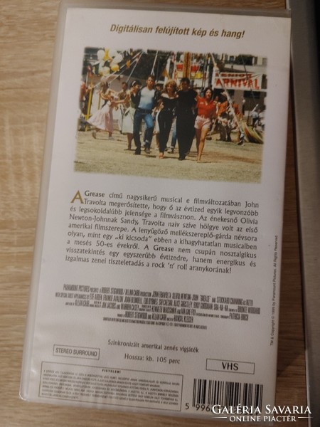 Pomádé (Grease) VHS film (John Travolta)