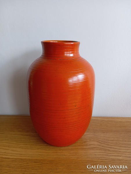 Retro Hungarian rare ceramic vase.